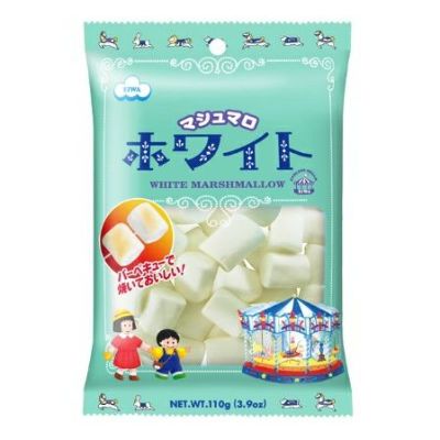 エイワ ホワイトマシュマロ(バニラ味) 12袋入 ケース販売 まとめ買い