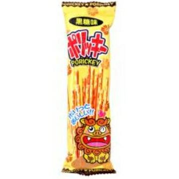 やおきん ポリッキー（黒糖味） 24個入 駄菓子スナ | うえだがしドットコム
