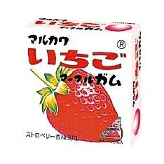 マルカワ ビッグサイズいちごマーブルガム 6粒×25個入 | うえだがし