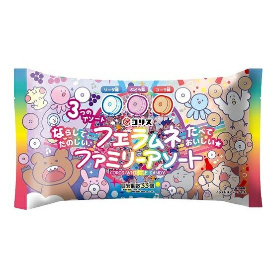 コリス フエラムネファミリーアソート 90g（目安個数33個） 駄菓子