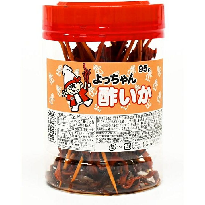 よっちゃん 串刺しカットよっちゃん 1個 酢いか | うえだがしドットコム